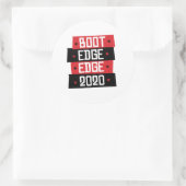 Boot Edge Edge 2020 Ronde Sticker (Tas)