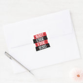 Boot Edge Edge 2020 Vierkante Sticker (Envelop)