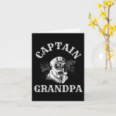 Boot eigenaar kapitein opa ponton opa kaart (Gele Bloem)