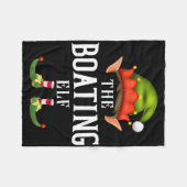 Boot Elf Groep Grappige Kerstmis Pyjama Feestje Fleece Deken (Voorkant (Horizontaal))