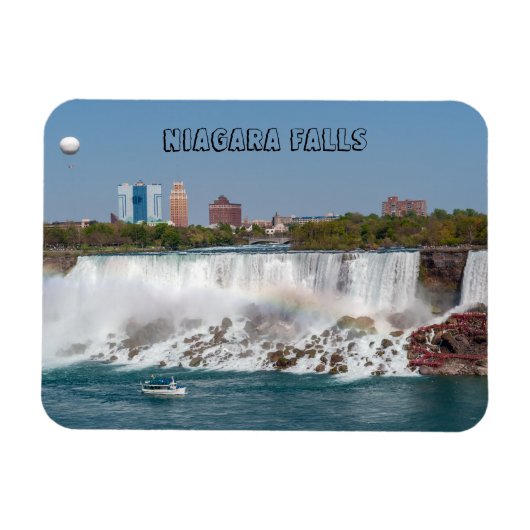 Boot en Amerikaanse Watervallen van Niagara Falls Magneet (Horizontaal)