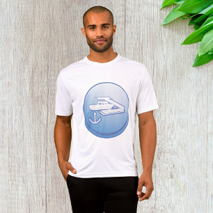 Boot en anker Mannen actief T-shirt