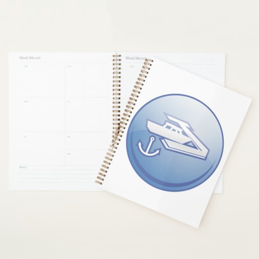 Boot en anker nautische marine planner (Display)