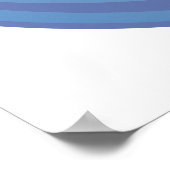 Boot en anker nautische marine poster (Hoek)