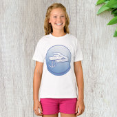 Boot en anker nautische marine t-shirt