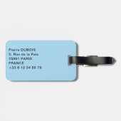 Boot en ballon bij Amerikaanse Niagara Herfsten Bagagelabel (Achterkant horizontaal)