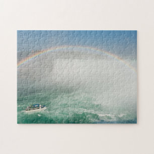 Boot en Horseshoe Falls van Niagara Falls Legpuzzel
