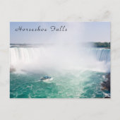 Boot en Horseshoe Falls vanuit Niagara Falls Briefkaart (Voorkant)