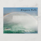 Boot en Horseshoe Falls vanuit Niagara Falls Briefkaart (Voorkant)