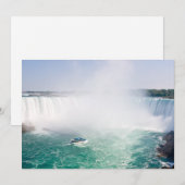 Boot en Horseshoe Falls vanuit Niagara Falls Kaart (Voorkant / Achterkant)
