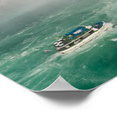 Boot en Horseshoe Falls vanuit Niagara Falls Poster (Hoek)