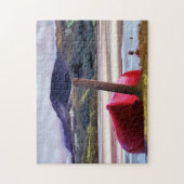 BOOT- EN MOUNTAINENLANDSCHAP LEGPUZZEL (Verticaal)