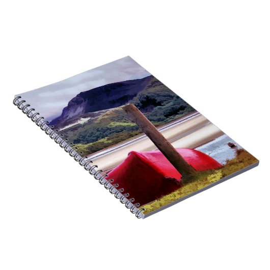 BOOT- EN MOUNTAINENLANDSCHAP NOTITIEBOEK (Rechterzijde)