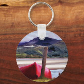 BOOT- EN MOUNTAINENLANDSCHAP SLEUTELHANGER (Voorkant)