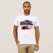 BOOT- EN MOUNTAINENLANDSCHAP T-SHIRT (Voorkant volledig)