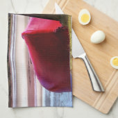 BOOT- EN MOUNTAINENLANDSCHAP THEEDOEK (Quarter Fold)