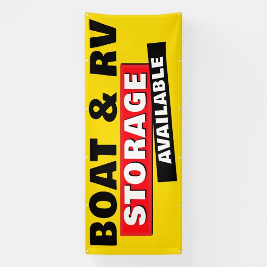 Boot en RV opslag beschikbaar veel ruimte buiten Spandoek (Verticaal)