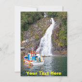 boot- en watervalkaart (Voorkant)