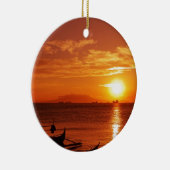 boot en zon keramisch ornament (Rechts)