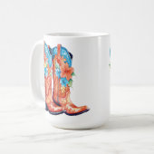 Boot Floral Design 15 oz Classic Mok (Voorkant links)