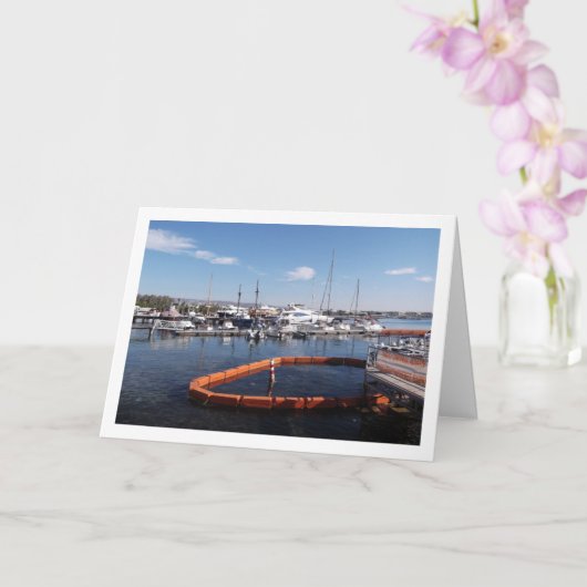 Boot haven in Paphos, Cyprus Kaart (Orchidee)