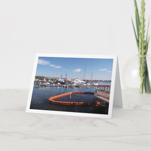 Boot haven in Paphos, Cyprus Kaart (Voorkant)