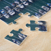 Boot haven luchtopname legpuzzel (Zijkant)