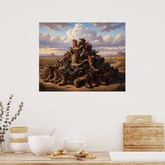Boot Hill Poster (Keuken)