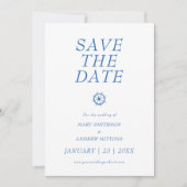 Boot Huwelijk Bewaar de Datum Save The Date (Voorkant)
