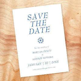 Boot Huwelijk Bewaar de Datum Save The Date