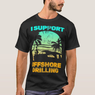 Boot I Ondersteun Offshore boren (3) T-shirt