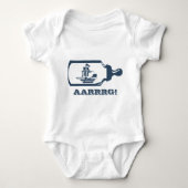 Boot in een Baby-fles Romper (Voorkant)