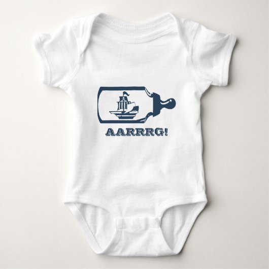 Boot in een Baby-fles Romper (Voorkant)