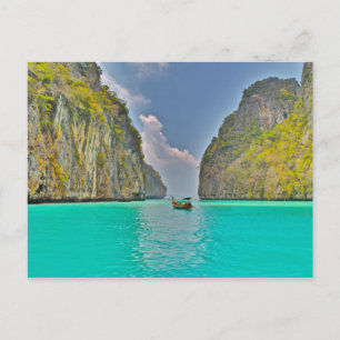 boot in Kho Phi Bay Briefkaart