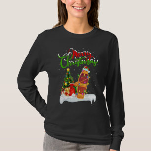 Boot Kerst Decoraties Kerstman Boot Kerstmis T-shirt