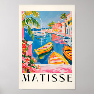 Boot Kunstprint, Dopamine Decoratie, Stranddecorat Poster