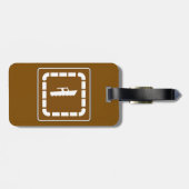 Boot Launch Area Symbool Sign Bagagelabel (Achterkant horizontaal)