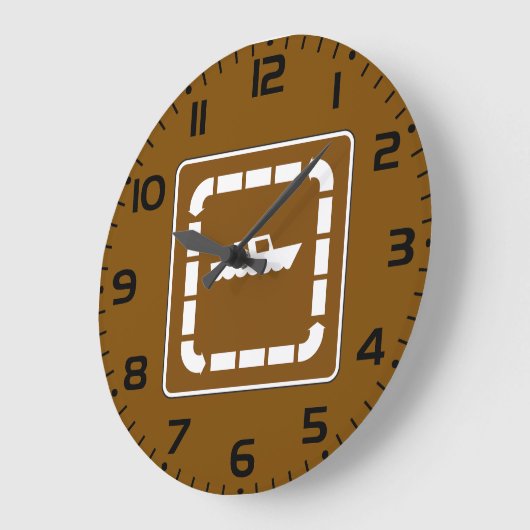 Boot Launch Area Symbool Sign Grote Klok (Hoek)