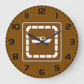 Boot Launch Area Symbool Sign Grote Klok (Voorkant)