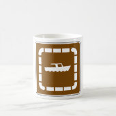 Boot Launch Area Symbool Sign Koffiemok (Center)