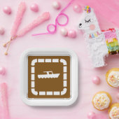 Boot Launch Area Symbool Sign Papieren Bordje (Feest)