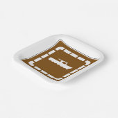 Boot Launch Area Symbool Sign Papieren Bordje (Gebogen)