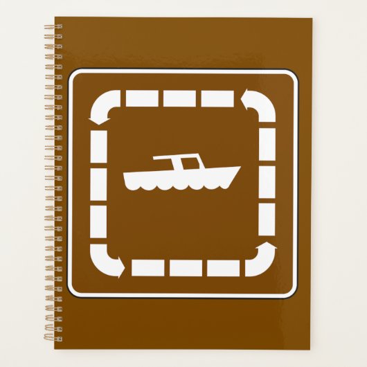 Boot Launch Area Symbool Sign Planner (Voorkant)