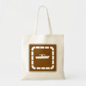 Boot Launch Area Symbool Sign Tote Bag (Voorkant)