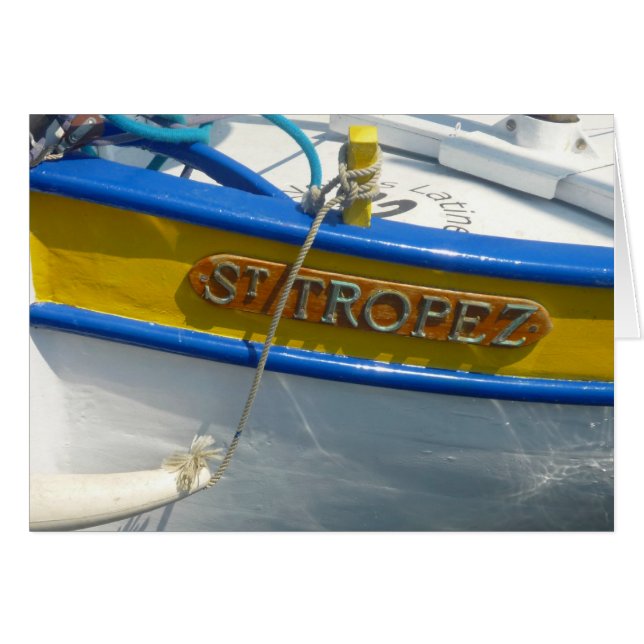 boot met de heilige tropez (Voorkant Horizontaal)