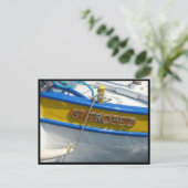 boot met de heilige tropez briefkaart (Staand voorkant)