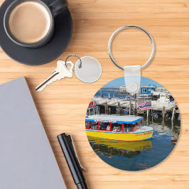 Boot met glazen bodem - Monterey CA Sleutelhanger