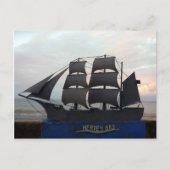 boot met hervey bay briefkaart (Voorkant)