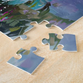 Boot met kleurrijke wilde bloemen legpuzzel (Zijkant)