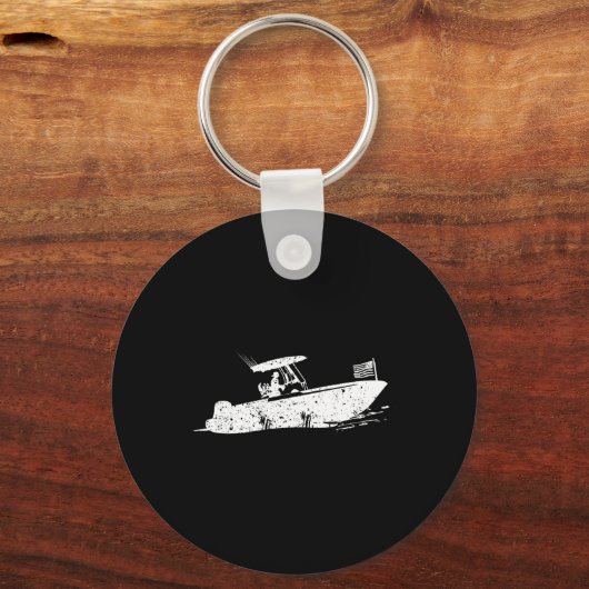 Boot met middenconsole sleutelhanger (Voorkant)